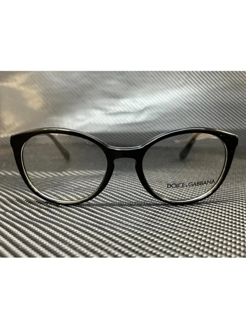 New Dolce & Gabbana Women  Black Eyeglasses  50- 18- 145